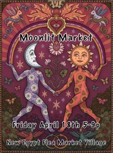 Moonlit Market, 4/18/25; New Egypt Flea Market