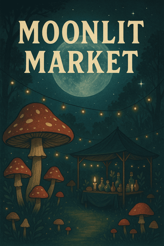 6-13-25- Moonlit Market, New Egypt Flea Market