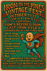 Iron In The Pines Vintage Fest- New Egypt Flea Market. NJ
