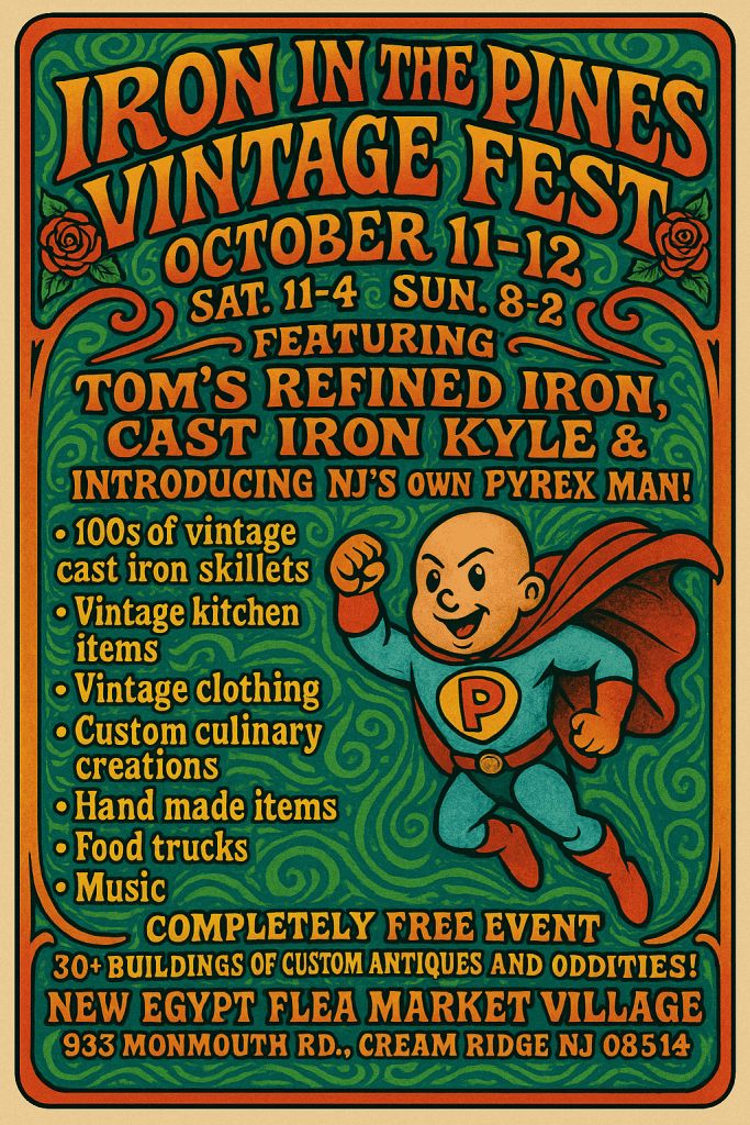 Iron In The Pines Vintage Fest- New Egypt Flea Market. NJ